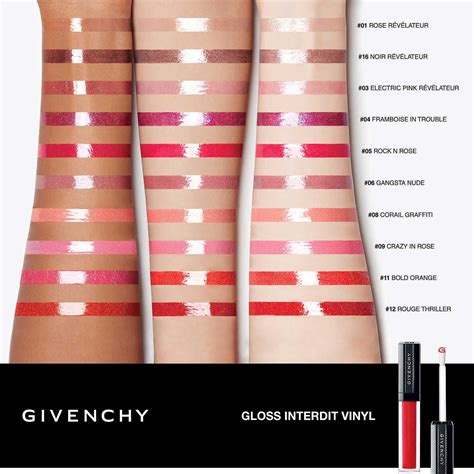 givenchy gloss interdit noir lip gloss|Givenchy color changing lip gloss.